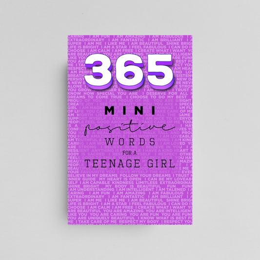 365 Positive Words for a Teenage Girl Mini Edition: PURPLE